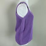 Elan NWT Crochet Lavender Knit Top Size Medium Photo 2