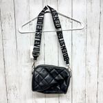 Steve Madden  Cyndy Quilted Crossbody Bag Black Adjustable Strap Logo Casual Photo 3