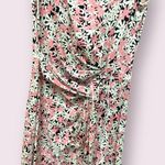 Diane Von Furstenberg  Women's New Della Mini Floral Print Sheath Dress SZ 6 Pink Photo 5