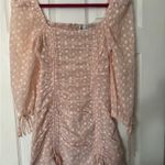 Hello Molly Pink Embroidered Mini Dress Long Sleeve Photo 2