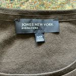 Jones New York Brown Long Sleeve Cotton Shirt Women’s S Classic Minimalist Fall Photo 14