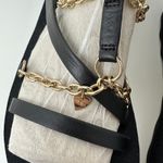 Maje  Frankie Sandals Gladiator Chain Logo Black Leather EU 41 US 10.5 NEW Photo 9