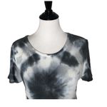 Brandy Melville Brandy Melville Tie Dye Crop Top Ribbed Blue Short Sleeve Women Size One Size Photo 7