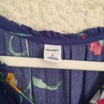 Old Navy  Floral Dress Long Sleeve Blue Purple Photo 5