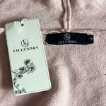 Baby pink zip up sweater Size M Photo 5