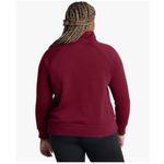 Under Armour NWT Women's Cardinal Red Rival Fleece Half Zip Size Small Photo 1