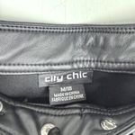 City Chic NWT Faux Leather Weekender Pant Ankle Black Plus Size 18 NEW Photo 5