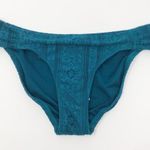 Jessica Simpson Cosmo Crochet Hipster Swim Bikini Bottom Blue Size Small Photo 0