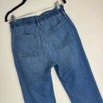 J.Crew  Womens Straight Leg Crop Jeans Sz 27 Medium Wash Paperbag Waist Photo 9