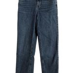 Target Wild Fable Blue Denim Mid Rise Cut Off Straight Leg Pants Jeans Photo 0