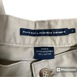 Ralph Lauren  Sport Women’s Size 8 Capris Beige Khaki Cotton Twill Cropped Photo 2