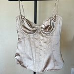 House Of CB  size S D-DD  'Chantal' Champagne Satin Corset NWOT S D-DD Photo 12
