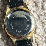 Pierre Nicol‎ women’s vintage genuine leather black/gold adjustable watch Black Photo 6
