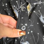 Hell Bunny  Solaris Sun & Moon 70's Black Blouse Size: S Photo 3