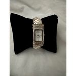 Studio Time‎ Quartz Bangle Watch Silver Tone Rhinestone Women's Jewelry Photo 8