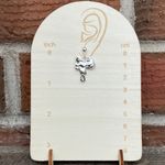 Silver Western Saddle Earrings Photo 1