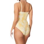 NWT Nip Tuck Women’s 1 Piece Swimsuit Size 8 Venetian Palms Bathing Suit Yellow Photo 1