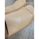 Sorel  Cameron Cork Wedge Heel Slip On Sandals Leather Tan Beige Shoes Size 10.5 Photo 7