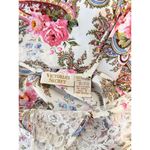 Victoria's Secret VTG Slip Dress Pink Mini Paisley Cami V Neck Sheer 90s Small Photo 2