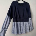 Bobeau  Womens Sweater 2X Mock Layer Soft Stretch Academia Preppy Career Office Photo 4