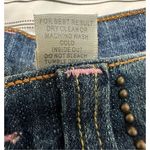Y2K Frankie B Jeans Size 4, Inseam: 32 inches. Bootcut, Studded Blue Photo 13