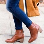 Madewell  Brown Leather Ankle Boots Size 9 Photo 0