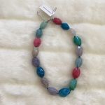 Genuine Agate Precious Stones Chunky Necklace Photo 1