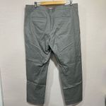 Gap  16 Gray Outseam Stripe Stretch True Straight Dress Pants Photo 3