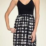 Theory Rubian Brushstroke Plaid Silk Dress blue black size OS Photo 7