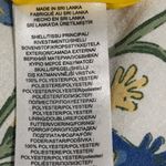 Lauren Ralph Lauren Flutter Capping Sleeve Chain Print Blouse top woman size XL Yellow Photo 5