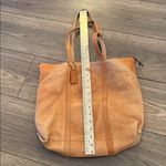Super cool rustic Tan Leather Tote Bag Photo 12