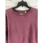 Jack Wills  Burgundy Navy Polka Dot Bloke-core Twee Jumper Sweatshirt Size 10 Photo 1