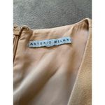 Antonio Melani  Camel Faux Suede Sleeveless Midi Dress with Lining‎ Photo 2