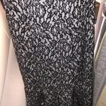 Black/White Lace prom dress Black Size 4 Photo 4