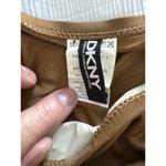 DKNY Brown Bikini Embellished Full Coverage Old Money Resort Beach Pool Size 10 Photo 1