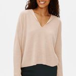 Eileen Fisher Ultrafine Merino Hooded Top in Regenerative Wool Photo 0