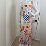 Paper Heart  Womens Summer Maxi Dress Size Medium Sun Stars Floral Sexy Back. B19 Photo 2