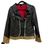Her Universe Marvel Black Faux Leather Black Widow Jacket Photo 0