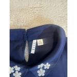 Elle  Tank Top Women's Size XXL  Blue  Spring Summer Shirt Collar Photo 7