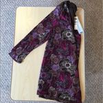 Old Navy  NWT Women's Nylon Mesh Floral Quarter Sleeve V Neck Maternity Top M Photo 1