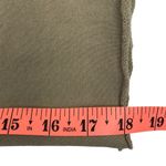 Everlane  French Terry Crop Jumpsuit Women M Khaki Elastic Waist Everyday Organic Photo 9