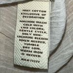 Sonoma Lifestyle Women's L White Pink Embroidered‎ Boho Top Size L Photo 2