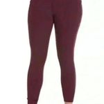 Spyder | Maroon Crop Activewear Workout Leggings Photo 4