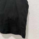 PINK - Victoria's Secret VS PINK Black ribbed crop tank top Photo 3