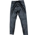 Honeylove Black Vegan Leather Legging –Faux Leather Ankle Zip Pants Medium NWT Photo 4