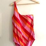 Modcloth  Lola Orange Pink One-Piece Swimsuit Size Large Photo 0