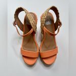 DV by Dolce Vit DV by Dolce Vita Espadrille Orange Wedge Sandals Size 8 Photo 4