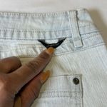 Grane Slim Denim Jean Shorts Light Wash Raw Hem Distressed Size 9 Juniors # Gray Photo 4