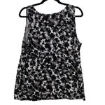 J.Jill Womens Tank Top Size Large Dark Floral Boho Artsy Comfy Stretch Photo 1