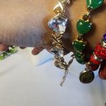 Gold Filled XO CZ Heart Chain Bracelet Photo 6